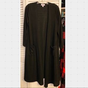 LuLaRoe Sarah cardigan, black, size M